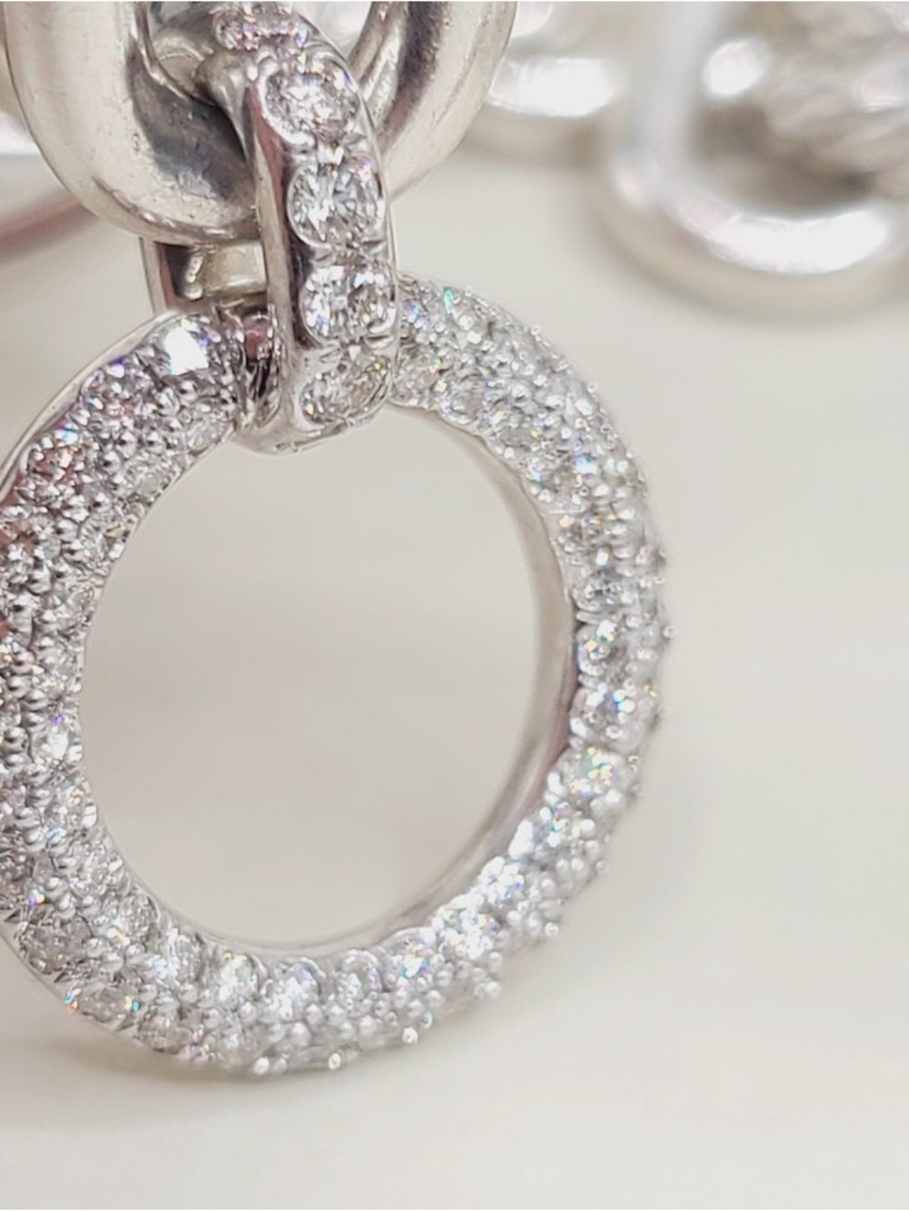 David Yurman Madison Toggle Chain Necklace With Diamonds , 11mm - Picture 10 of 10